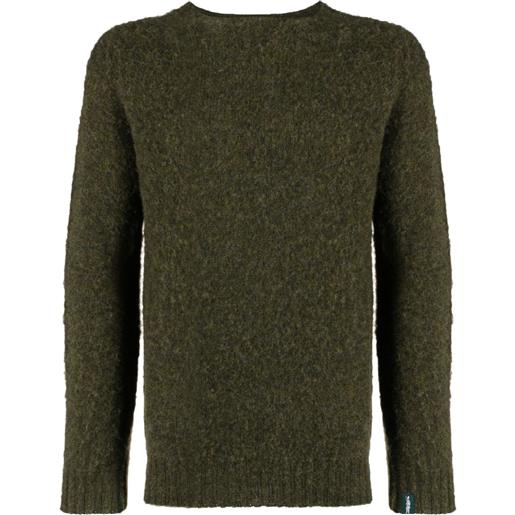 Mackintosh maglione hutchins girocollo - verde