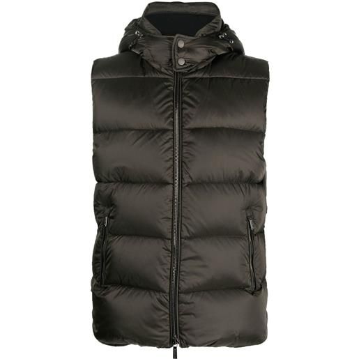 Moorer gilet fayer imbottito - verde