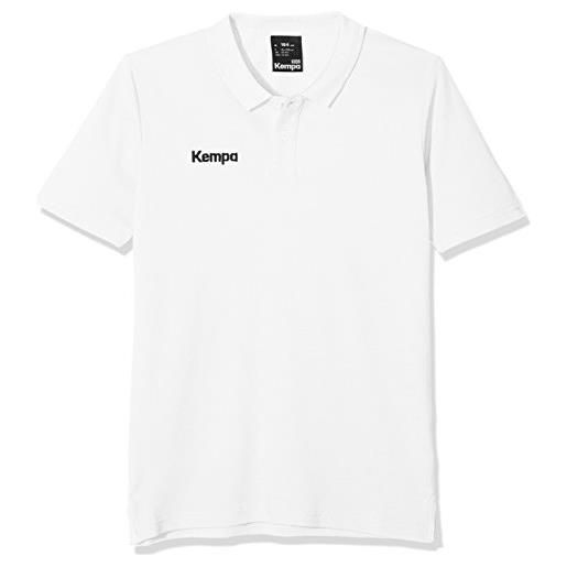 Kempa 200234901, maglietta polo bambino, nero, 164
