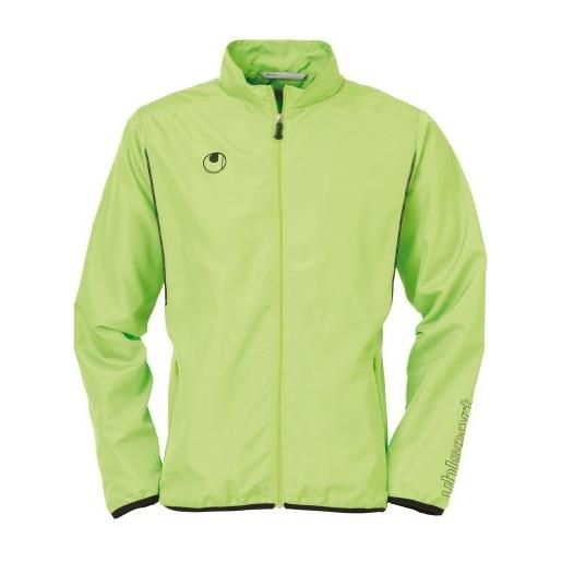uhlsport-giacca da allenamento in tessuto a rete verde flash grün/schwarz xxs