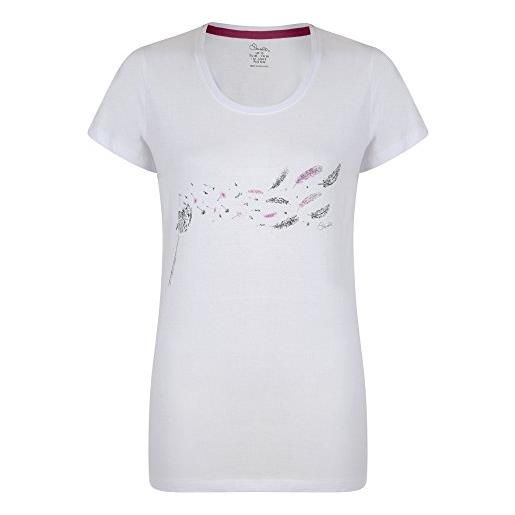 Dare 2b donna feathery t-shirt, donna, feathery, white, taglia 18