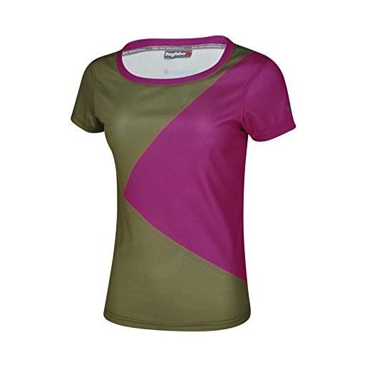 Bergfieber berg febbre da donna nota multi sport shirt, donna, 3e-notada-l, violett/olive, l