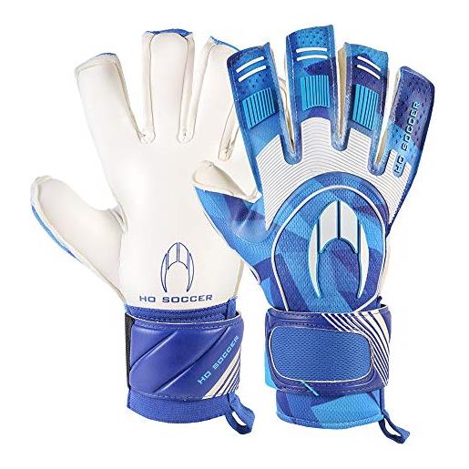 HO Soccer ssg supremo ii roll/negative pacific blue guanti da portiere di scopo misto, blu/bianco, 10.5