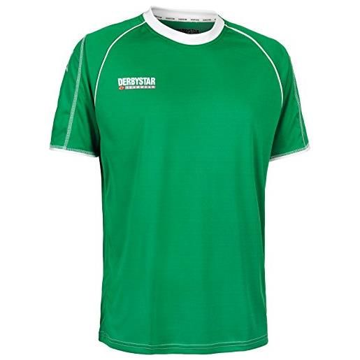 Derbystar, maglietta partita unisex adulto energy kurz, 61520, verde (grün/weiss), xxl