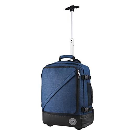 Cabin Max bagaglio a mano easyjet 45x36x20 trolley zaini da viaggio, (greenwich- blu atlantico, 30l 45 x 36 x 20 cm)