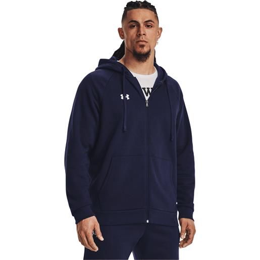 UNDER ARMOUR rival fleece fz hoodie felpa con cappuccio uomo