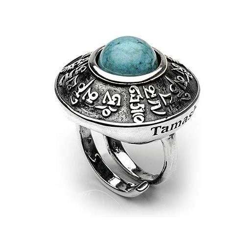 Tamashii anello in donna rig zva argento 925- semipreziosa, turchese