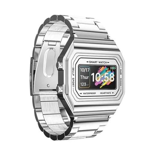Paul Edward orologio smartwatch da uomo Paul Edward pe008b argento in acciaio multifunzione, normale