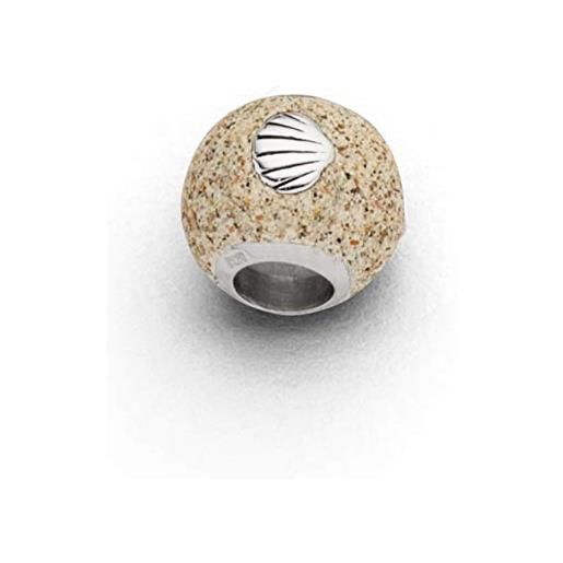 DUR p3192 - ciondolo da donna in argento sterling con sabbia e sabbia, dimensioni: 11 mm, colore: argento, 11mm, argento, nessuna pietra preziosa