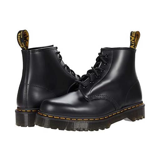 Dr. Martens 101, stivali classici unisex-adulto, nero, 38 eu