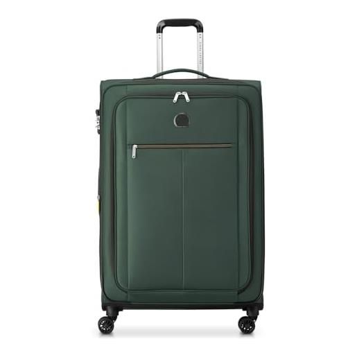 DELSEY PARIS pin up 6 expandable 4dr cabin trolley 78 l green