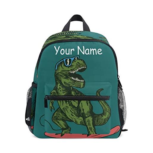 Valiclud Borsa A Tracolla Bambini Dinosauro - Tessuto Oxford, Lavabile, 15,5x14x5 Cm