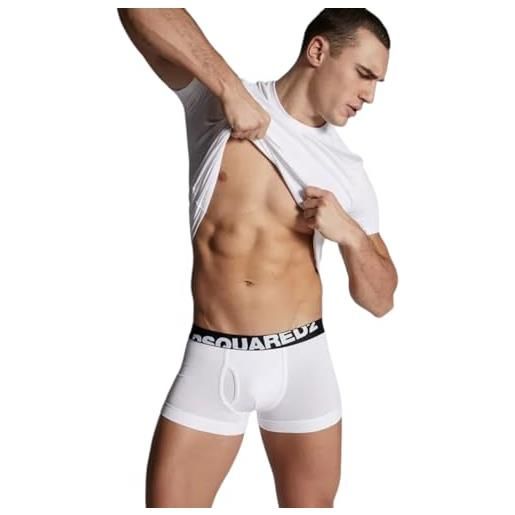 DSQUARED2 trunk twin pack bianco dcxc90030.100 (xl)
