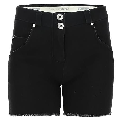 FREDDY - shorts push up wr. Up® sfrangiati vita regular in denim navetta ecologico, denim, small