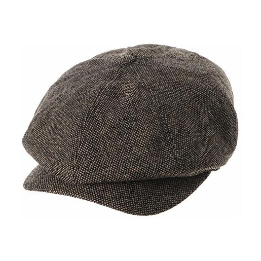 MarkMark coppola cappello irish newsboy hat wool felt simple ivy cap sl3525 (black)