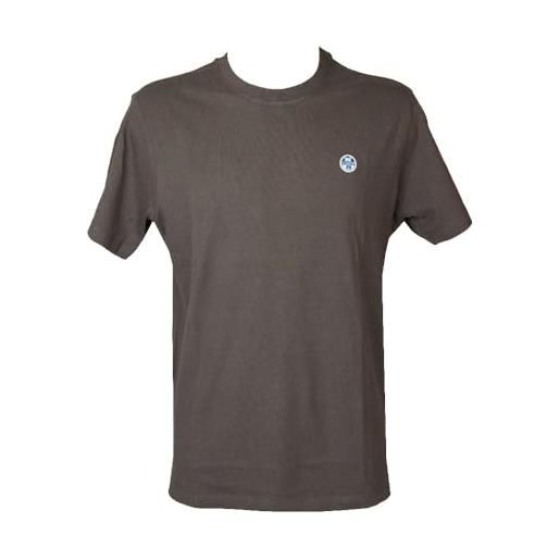NORTH SAILS t-shirt uomo maglietta girocollo manica corta cotone articolo 692812 ss t shirt with logo, 0952 asfalto/asphalt, 3xl