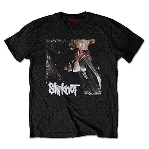 Rock Off slipknot pulling teeth ufficiale uomo maglietta unisex (medium)