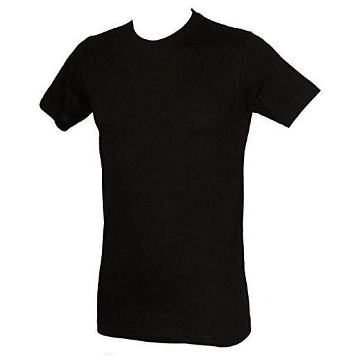RAGNO 2 t-shirt uomo a scollo v mezza manica in cotone colore nero tg 3 art. 601478
