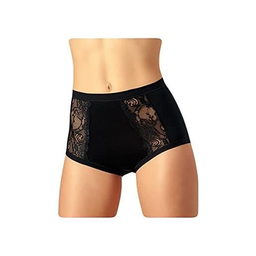 JADEA 12 pezzi slip culotta donna 534 in cotone con inserti avanti in pizzo