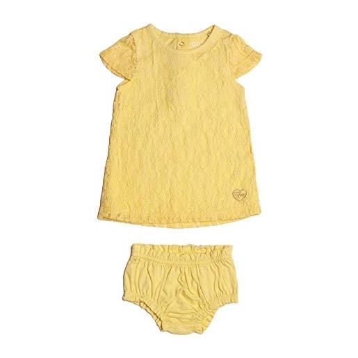 GUESS ensemble robe+bloomer jaune giallo 9 mesi