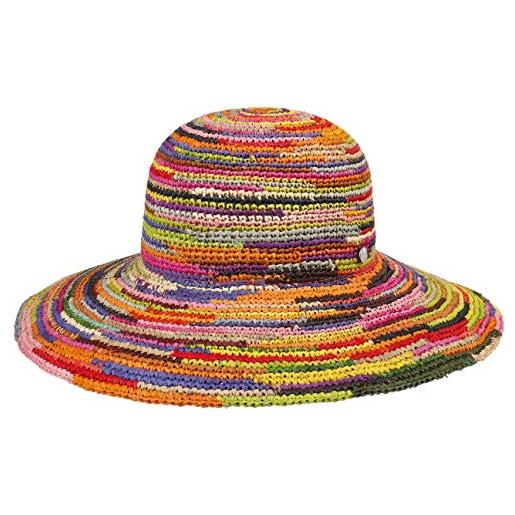LIERYS cappello a tesa larga colorful donna - made in italy da sole cappelli spiaggia primavera/estate - taglia unica a colori