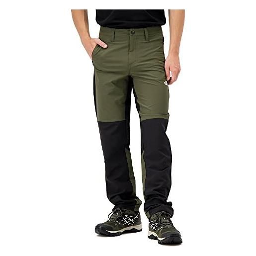 The North Face grivola pantaloni, new taupe green-black, 38 uomo