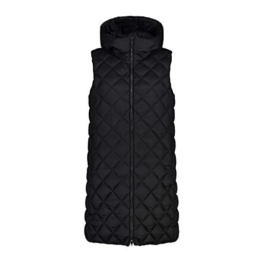 CMP nylon vest long hooded, woman, titanio, 42