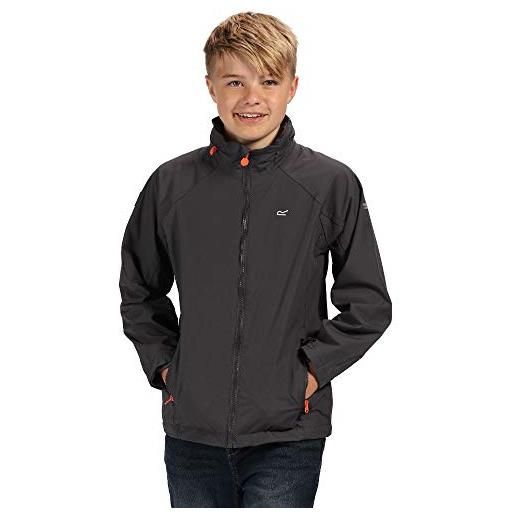 Regatta gabiel waterproof mesh lined hooded outdoor, giacca bambino, oxford blue/navy, 13 anni