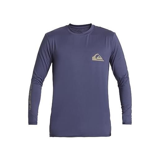 Quiksilver everyday surf maglietta da surf upf 50 a maniche lunghe da uomo