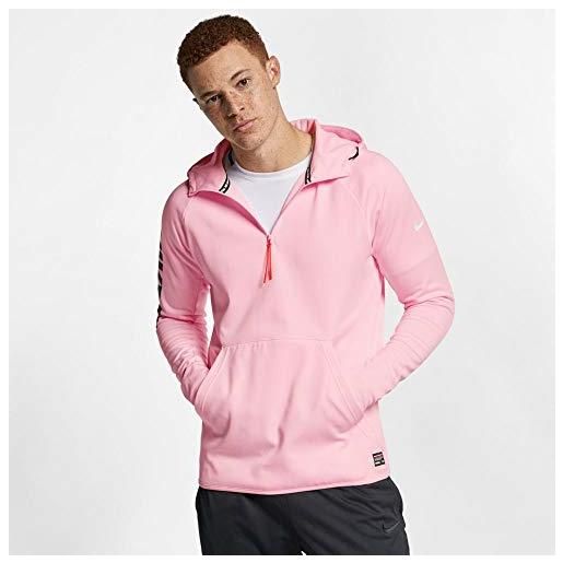 Nike f. C. Hoodie, felpa con cappuccio uomo, pink foam/white, m