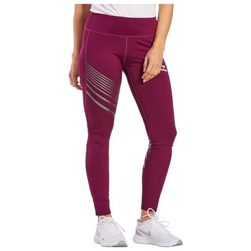 Erima pantalone da corsa lungo race line 2.0 donna, aubergine, 38