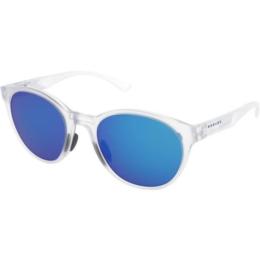 Oakley spindrift oo9474 947404 | occhiali da sole sportivi | prova online | plastica | tondi | bianco, trasparente | adrialenti