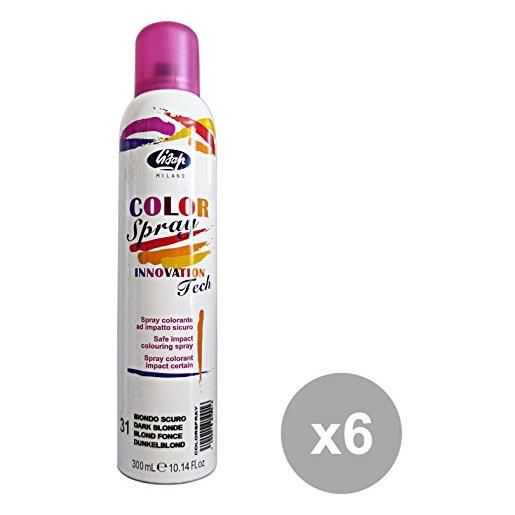 Glooke Selected set 6 lacca coorante lisap 31 biondo scuro prodotti per capelli