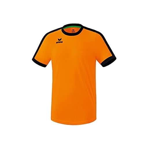 Erima retro star maglietta sportiva, uomo, arancione (new orange/nero), xl