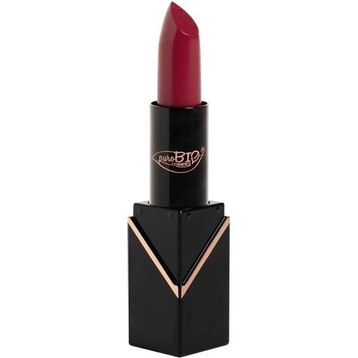 puroBIO lipstick creamy-matte rossetto 102 fucsia scuro