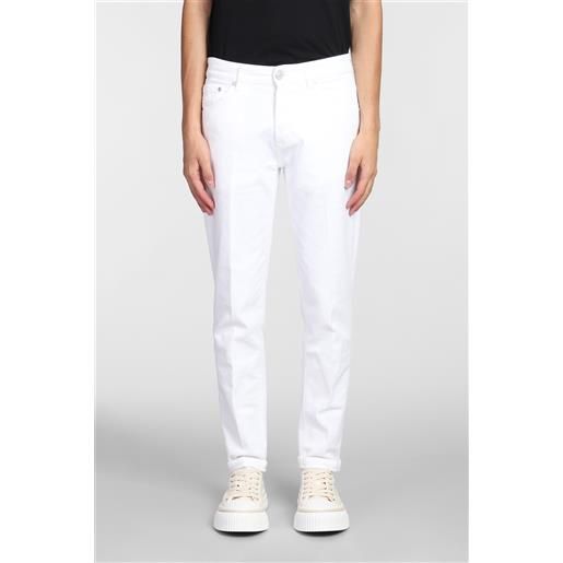 PT pantaloni torino jeans in cotone bianco