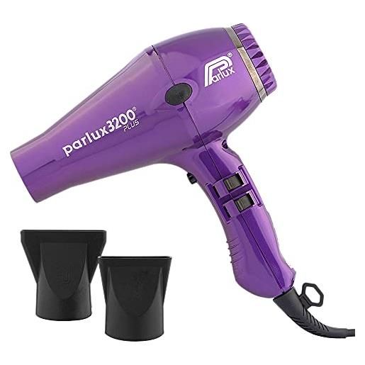 Parlux hair dryer 3200, asciugacapelli professionale compatto, viola (violet)