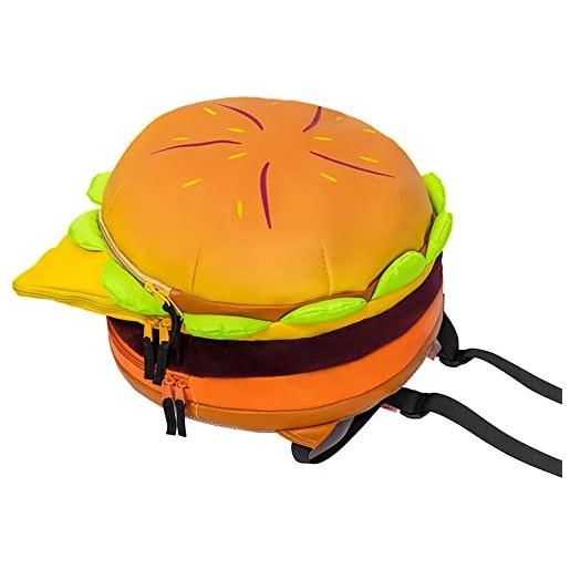 Fopytu backpack di cheeseburger cartoon kawaii backpack studentesco carino spall bagna causal spalla per ragazze
