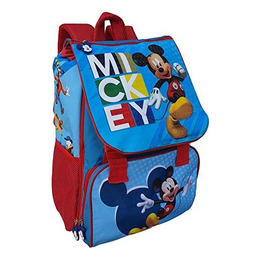 Porta Merenda Topolino Mickey Mouse, in PVC, per la scuola
