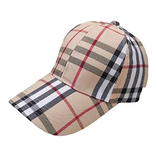 LUOXUEFEI cappellini berretto cappello berretto da baseball scozzese berretti da uomo e da donna con visiera autunnali e invernali cappelli da esterno