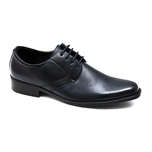 Eleganti scarpe uomo Class nero lucido vernice calzature man's shoes  cerimonia