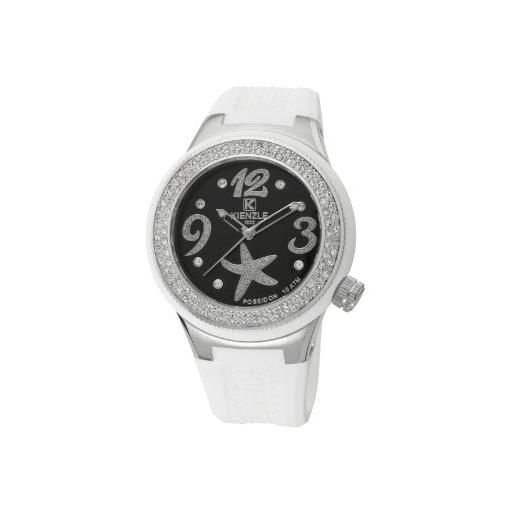Kienzle k2062153313-00283 - orologio da polso donna, silicone, colore: bianco