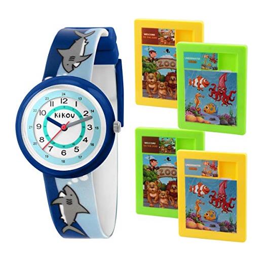 Kikou orologio bimbo, collezione petits explorateurs, solo tempo, in plastica abs, poliuretano - r4551103002