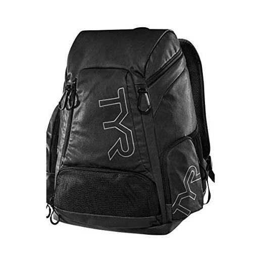 TYR unisex alliance 30l vegan leather backpack, black - one size