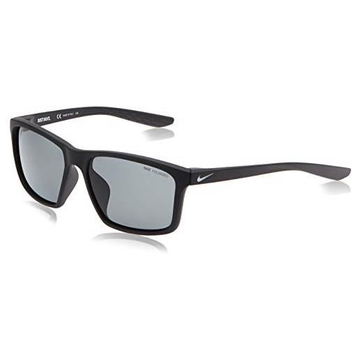 Nike cw4640-010 valiant p sunglasses matte black frame color, grey polarized lens tint occhiali, one size unisex
