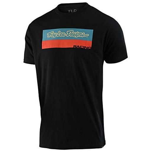 Troy Lee Designs men's racing block shirts, medium, black