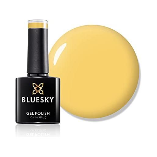 Bluesky smalto per unghie gel, pastel yellow, a115, giallo (per lampade uv e led) - 10 ml