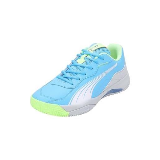 PUMA unisex nova smash scarpe da tennis, luminous blue puma white glacial gray, 37 eu