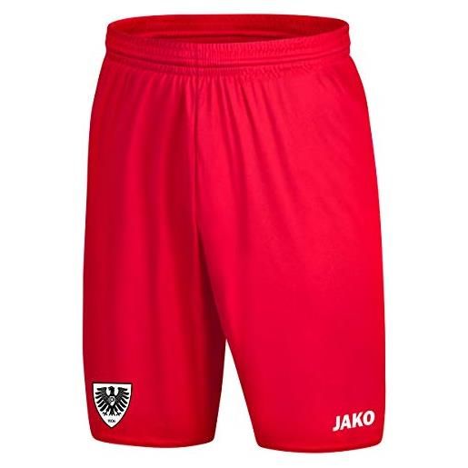 JAKO ausweich, (saison 19/20), sc preußen münster-pantaloncini bambini, colore: rosso, 164