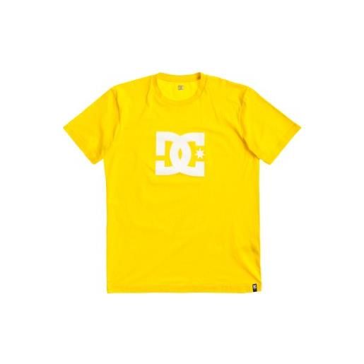 DC shoes - maglietta a manica corta da uomo screenline star, giallo (giallo - safety yellow), xxl